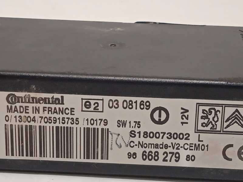 Recambio de modulo electronico para citroën berlingo 1.6 hdi 92 sx familiar referencia OEM IAM 9666827980 - Blanco 3