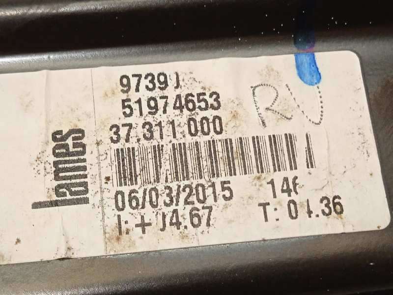 Recambio de elevalunas delantero derecho para fiat 500 l (330) pop star referencia OEM IAM 51974653 - Blanco 5