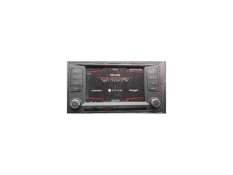 Recambio de pantalla multifuncion para seat ibiza (6p1) 1.0 tsi referencia OEM IAM 5F0919604 5F09196041QB - Rojo 7