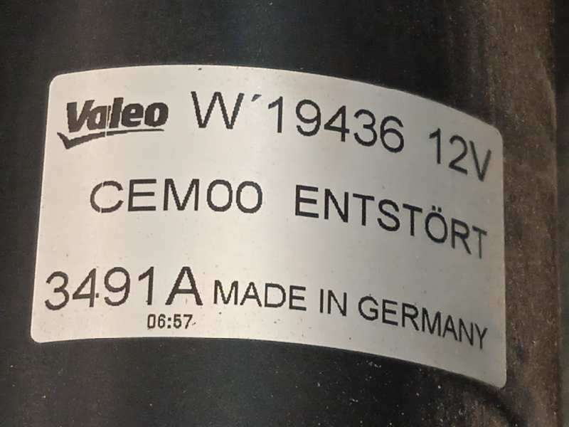 Recambio de motor limpia delantero para citroën c4 lim. collection referencia OEM IAM W19436 6405RK 3491A - Blanco 6
