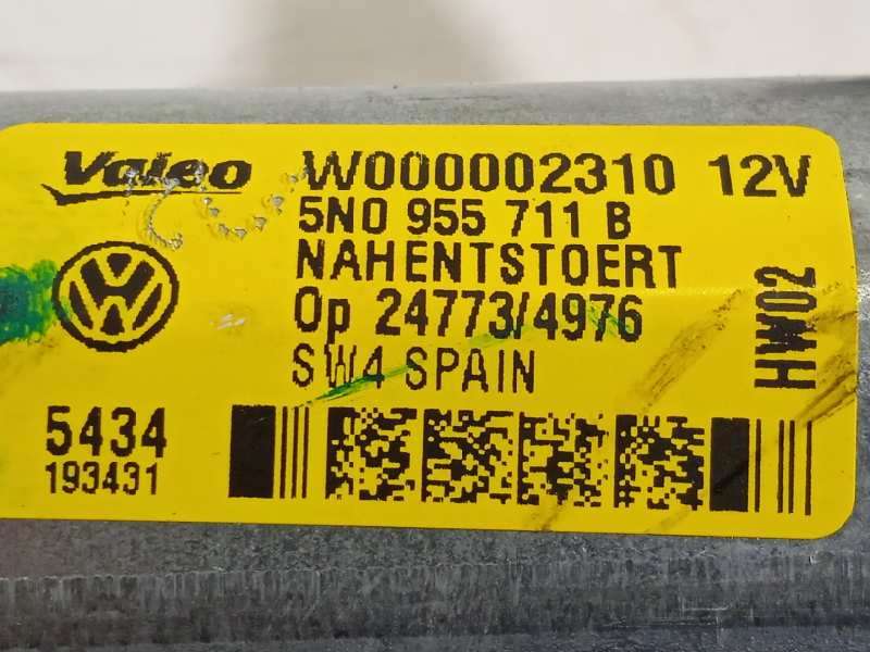 Recambio de motor limpia trasero para volkswagen tiguan (5n2) t1 bluemotion referencia OEM IAM 5N0955711B - Blanco 4