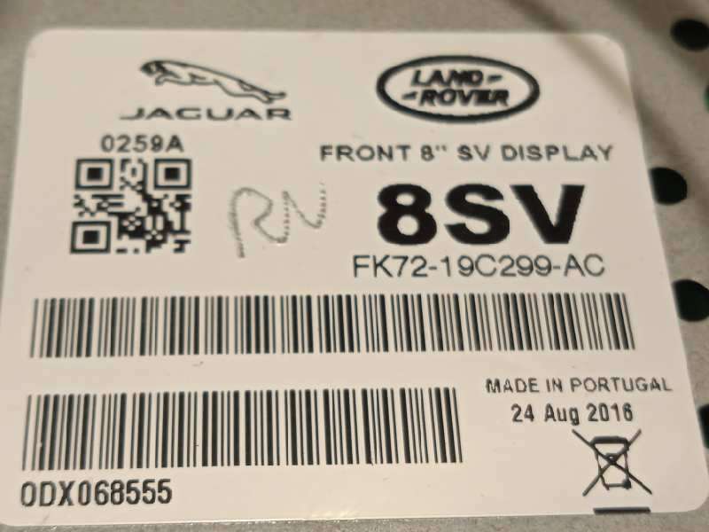Recambio de pantalla multifuncion para land rover discovery sport 2.0 td4 cat referencia OEM IAM FK7219C299AC LR112396 LR088625 - Rojo 6