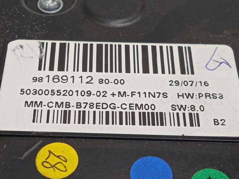 Recambio de cuadro instrumentos para citroën c4 picasso live referencia OEM IAM 9816911280 5