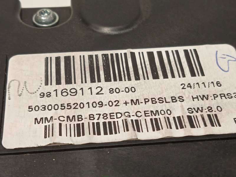 Recambio de cuadro instrumentos para citroën c4 picasso live referencia OEM IAM 9816911280 5