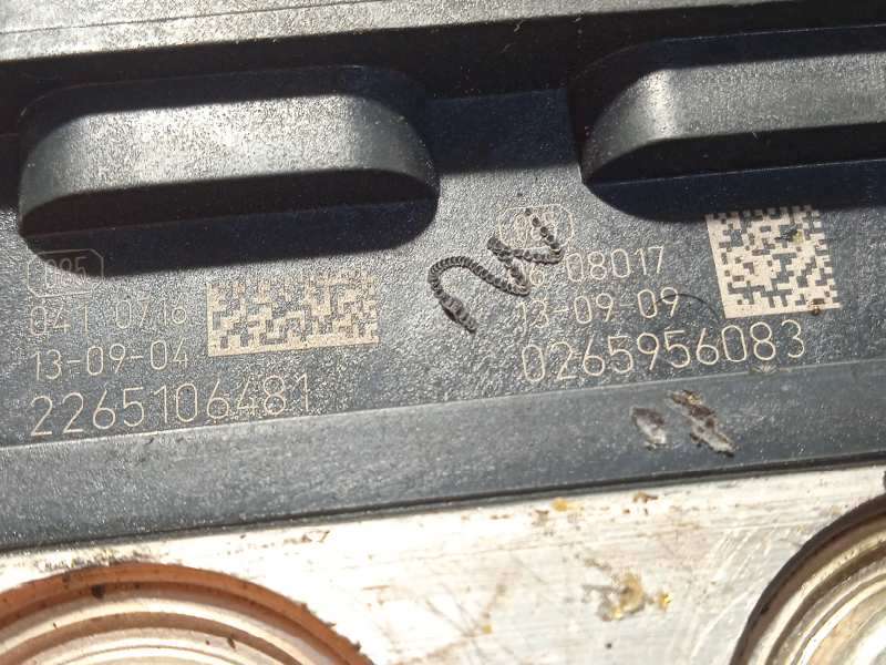 Recambio de abs para citroën c4 picasso seduction referencia OEM IAM 9806742980 0265956083 269606 6