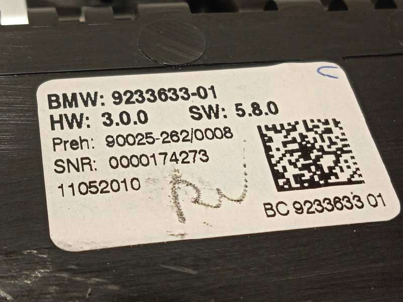 Recambio de mando climatizador para bmw serie 5 lim. (f10) 525d referencia OEM IAM 9233633 5