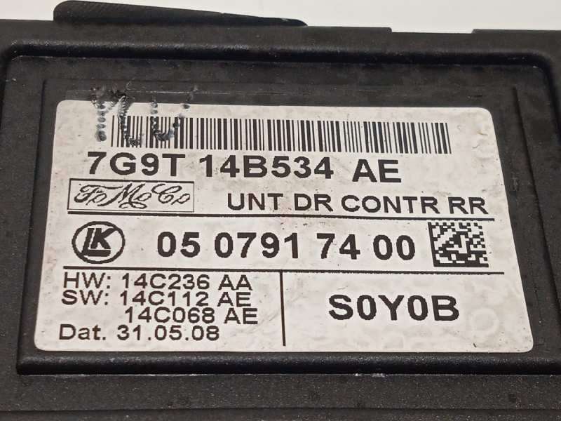 Recambio de modulo confort para ford mondeo ber. (ca2) trend referencia OEM IAM 7G9T14B534AE 1535257 0507917400 - Negro 3