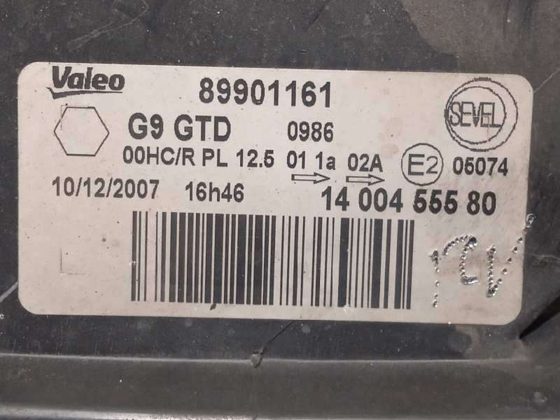 Recambio de faro izquierdo para peugeot expert kasten 2.0 hdi cat (rhk / dw10uted4) referencia OEM IAM 1400455580  89901161 - Blanco 6