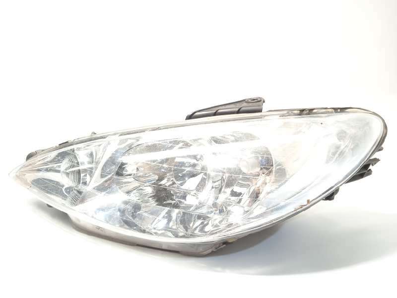 Recambio de faro izquierdo para peugeot 206 berlina x-line referencia OEM IAM 9628666880 6204S9 89001965 - Negro 2