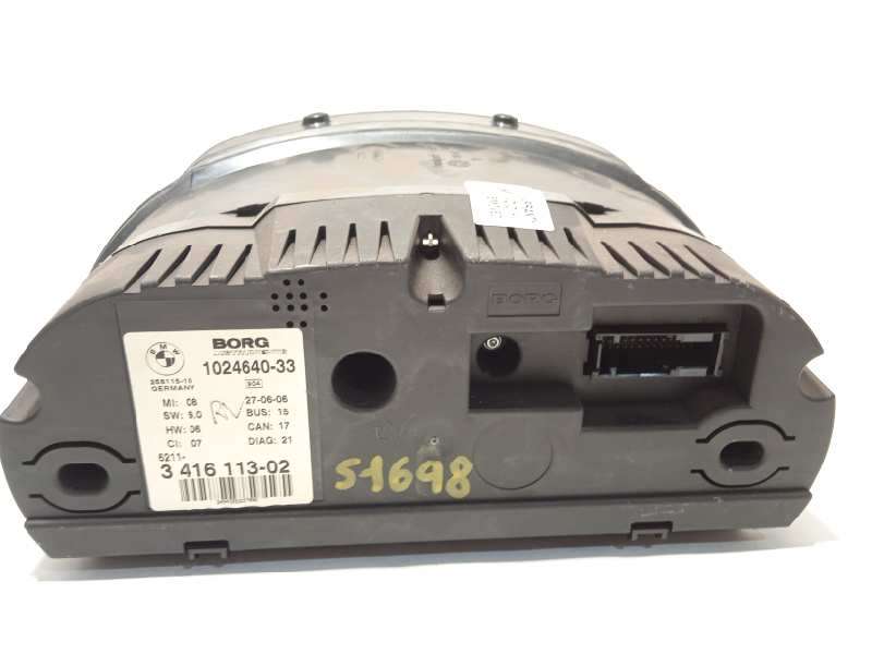 Recambio de cuadro instrumentos para bmw x3 (e83) 2.0d referencia OEM IAM 62113416113 3416113 1024640 - Gris 5