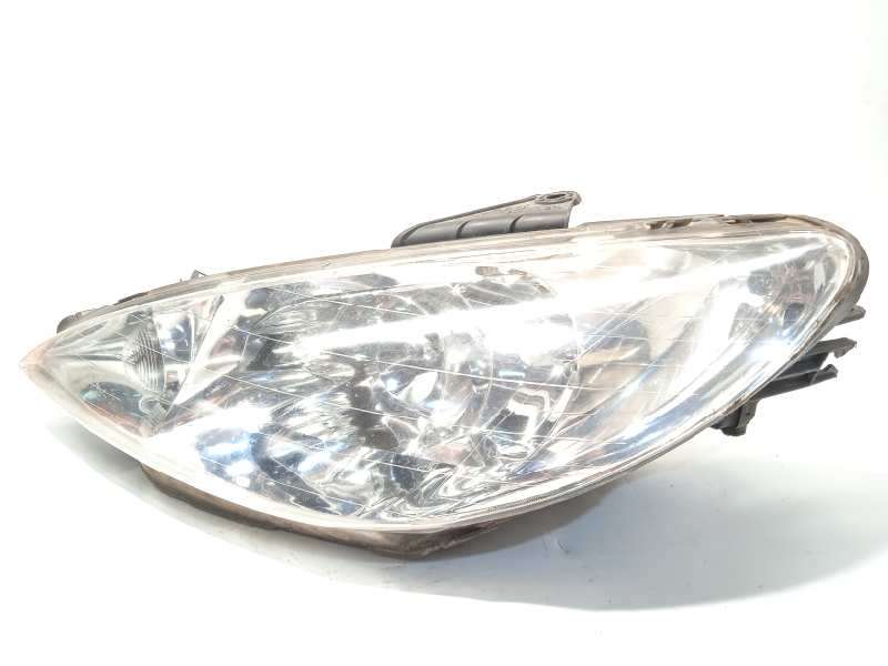 Recambio de faro izquierdo para peugeot 206 cc cc referencia OEM IAM 9628666880 6204S9 89001771 - Negro 2