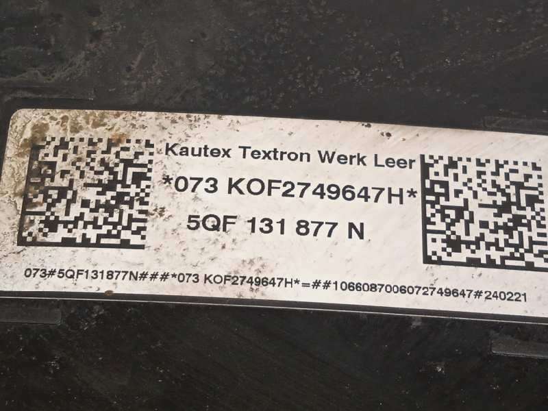 Recambio de deposito aditivo fap adblue para skoda kodiaq 2.0 tdi referencia OEM IAM 5QF131877N  5Q0131969E - Gris 5