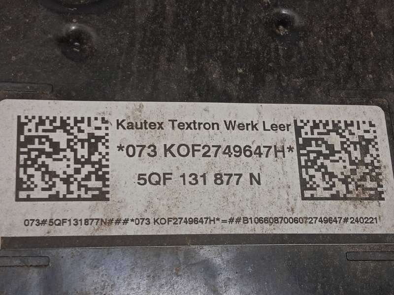 Recambio de deposito aditivo fap adblue para skoda kodiaq 2.0 tdi referencia OEM IAM 5QF131877N  5Q0131969E - Gris 6