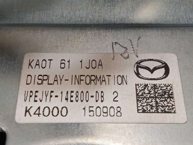 Recambio de pantalla multifuncion para mazda cx-5 2.2 turbodiesel cat referencia OEM IAM KA0T611J0A  KA0H669G0 - Blanco 5
