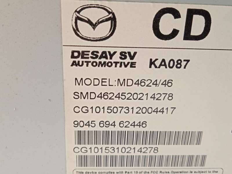 Recambio de pantalla multifuncion para mazda cx-5 2.2 turbodiesel cat referencia OEM IAM KA0T611J0A  KA0H669G0 - Blanco 7