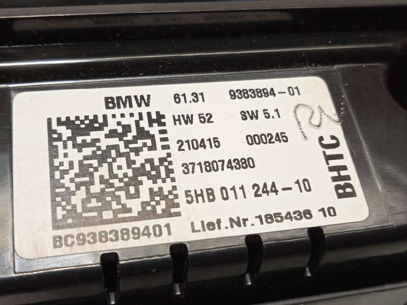 Recambio de mando climatizador para mini mini 5-trg. (f55) cooper referencia OEM IAM 61319383894 9383894 5hb011244 5
