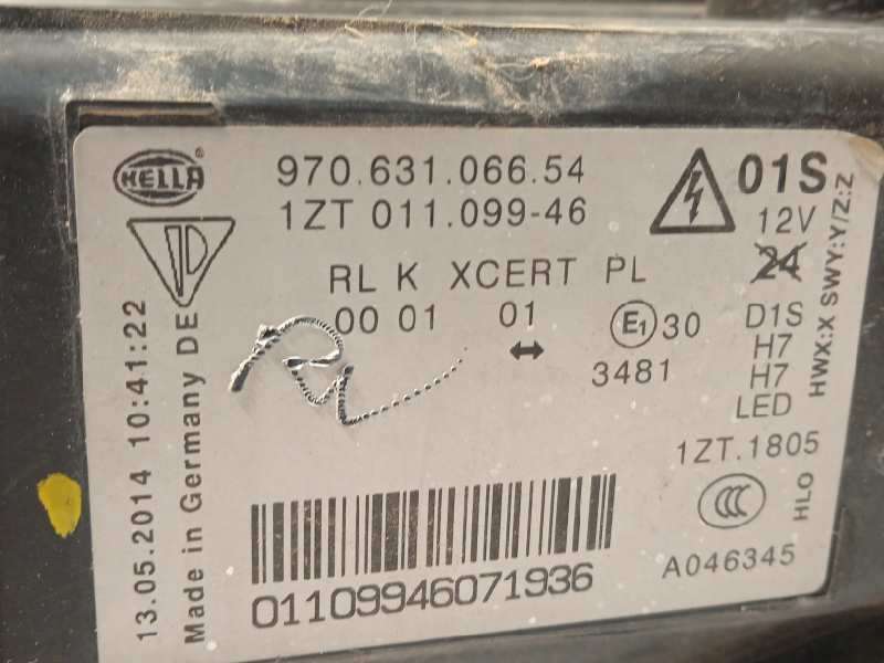 Recambio de faro derecho para porsche panamera gts referencia OEM IAM 97063106654 - Blanco 4