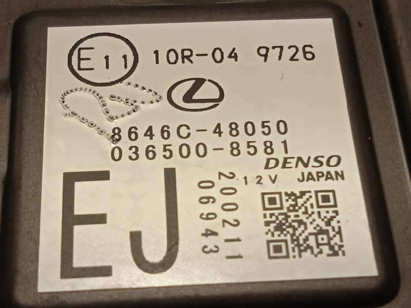 Recambio de modulo electronico para lexus rx (agl20) 450h referencia OEM IAM 8646C48050  0365008581 - Negro 5