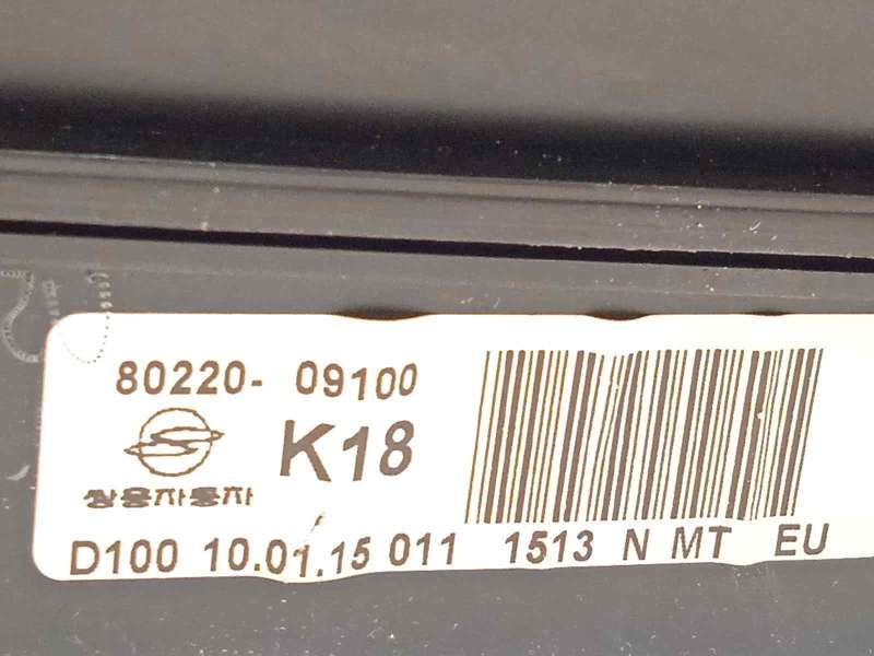 Recambio de cuadro instrumentos para ssangyong kyron 2.0 referencia OEM IAM 8022009100 - Negro 6