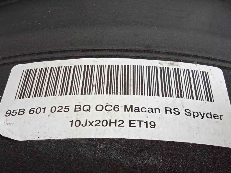 Recambio de llanta para porsche macan (typ ) s diesel referencia OEM IAM 95B601025BQ 95B601025BQOC6 95B601025BGOC6 - Gris 11