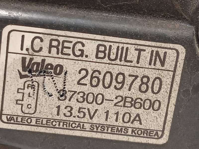 Recambio de alternador para kia sportage drive 4x2 referencia OEM IAM 373002B600  2609780 - Gris 4