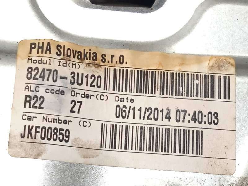 Recambio de elevalunas delantero izquierdo para kia sportage drive 4x2 referencia OEM IAM 824703U120 - Gris 4