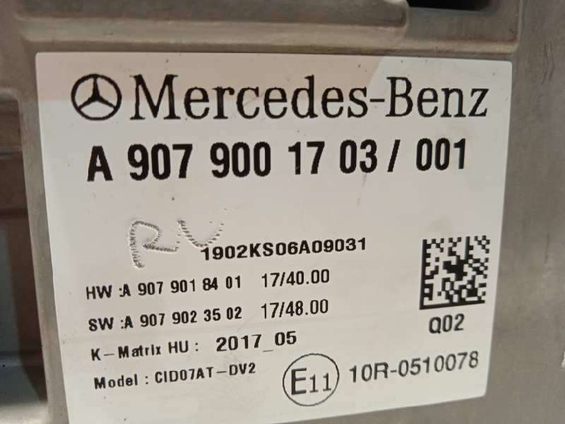 Recambio de pantalla multifuncion para mercedes-benz sprinter 4-t furgoneta (b907, b910) 419 cdi rwd (907.643, 907.645, 907.647) 5
