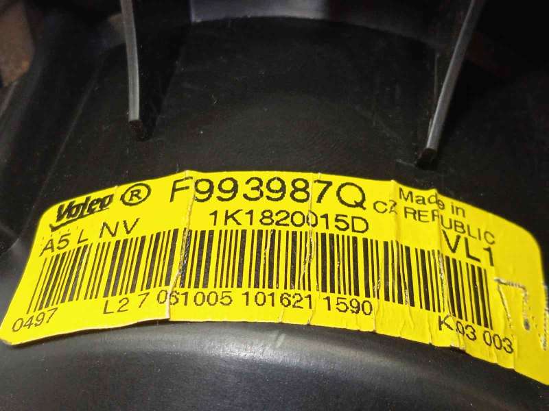 Recambio de motor calefaccion para seat altea (5p1) reference referencia OEM IAM 1K1820015D  3C0907521 - Negro 5