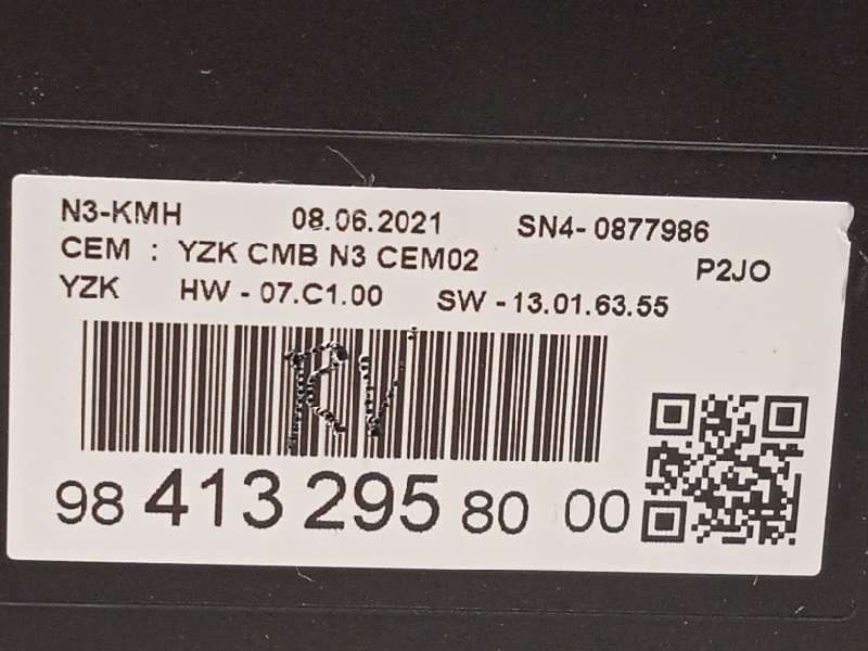Recambio de cuadro instrumentos para opel corsa f 1.2 elegange referencia OEM IAM 9831576180 6