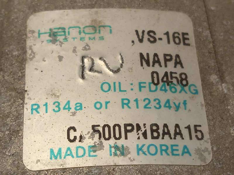 Recambio de compresor aire acondicionado para kia carens ( ) basic referencia OEM IAM 97701A4101  CA500PNBAA15 - Blanco 5