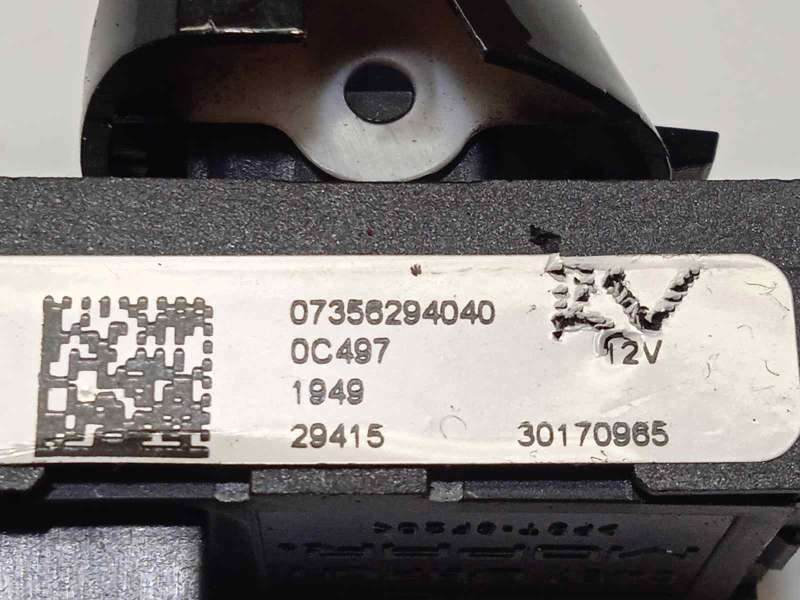 Recambio de mando elevalunas delantero izquierdo para fiat 500 1.2 referencia OEM IAM 07356294040  735629404 - Blanco 4