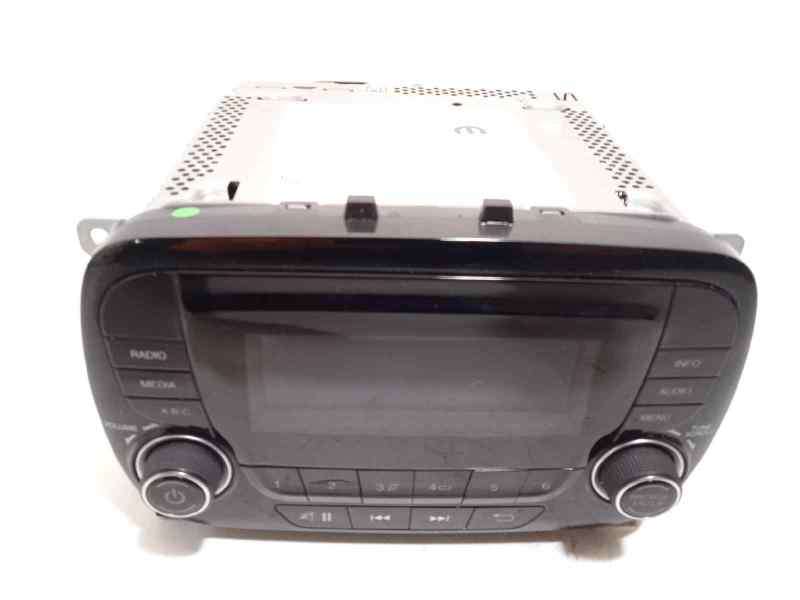 Recambio de sistema audio / radio cd para fiat 500 1.2 referencia OEM IAM 07356248560 735624856 A2C98273301 - Blanco 3