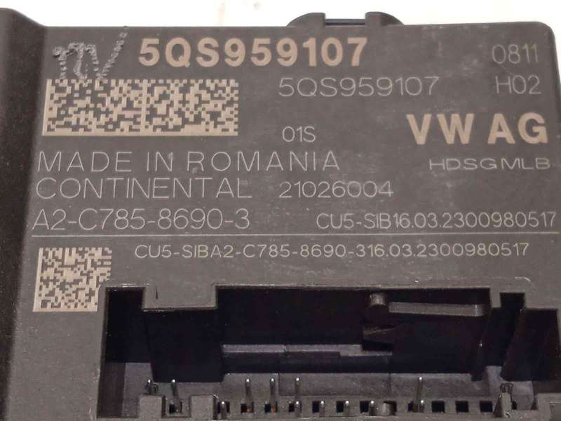 Recambio de modulo electronico para volkswagen arteon (3h8) 2.0 ltr tfsi referencia OEM IAM 5QS959107  A2C78586903 - Gris 4