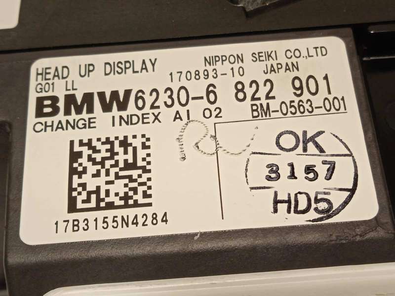 Recambio de pantalla multifuncion para bmw serie x3 (g01) m40i referencia OEM IAM 62306822901 - Azul 4