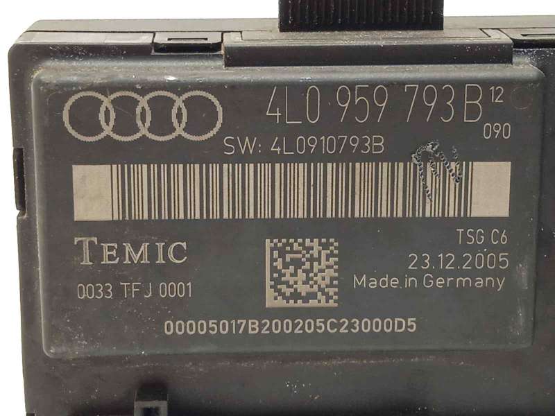 Recambio de modulo confort para audi q7 (4l) 3.0 tdi referencia OEM IAM 4L0959793B - Negro 4