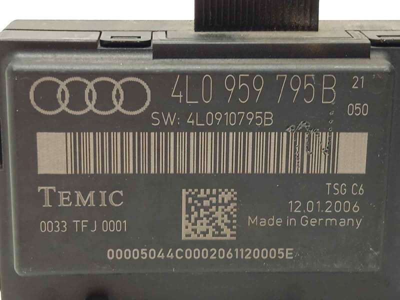 Recambio de modulo confort para audi q7 (4l) 3.0 tdi referencia OEM IAM 4L0959795B - Negro 4