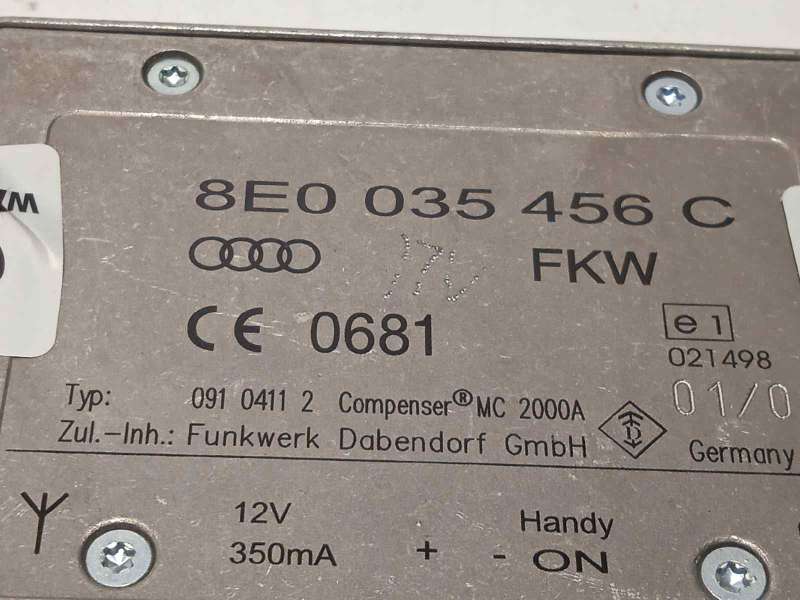 Recambio de modulo electronico para audi q7 (4l) 3.0 tdi referencia OEM IAM 8E0035456C - Negro 4