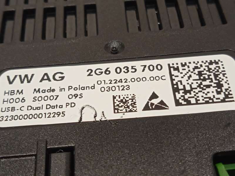 Recambio de modulo electronico para volkswagen polo 1.0 tsi referencia OEM IAM 2G6035700 - Blanco 4