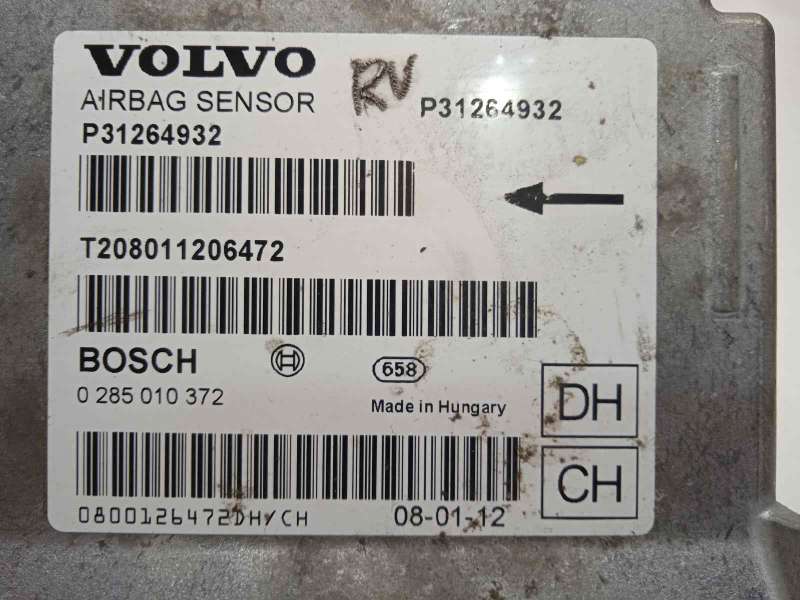 Recambio de centralita airbag para volvo xc70 2.4 diesel cat referencia OEM IAM 31264932 P31264932 0285010372 - Negro 4