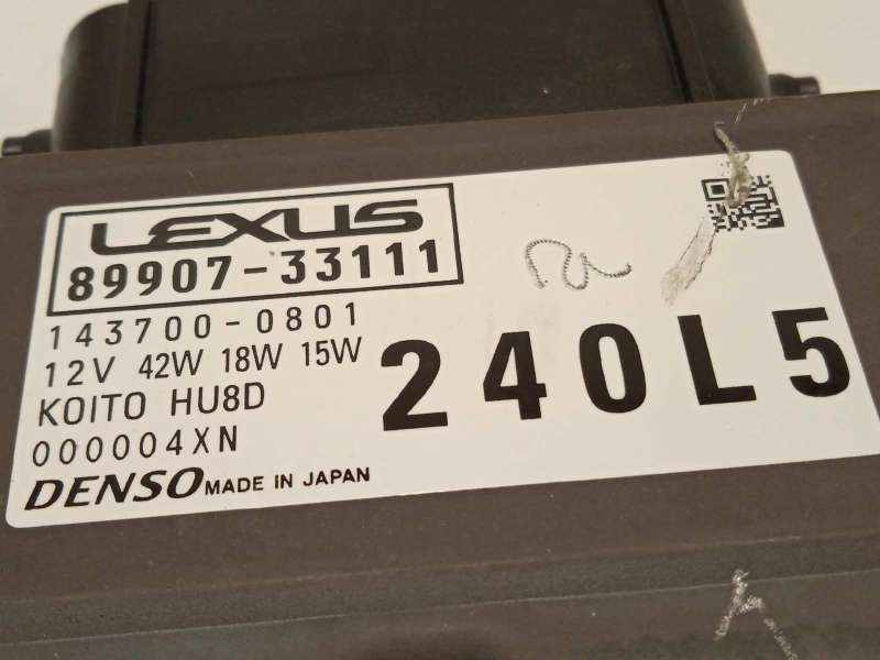 Recambio de centralita faros xenon para lexus es 300h referencia OEM IAM 8990733111  1437000801 - Gris 4