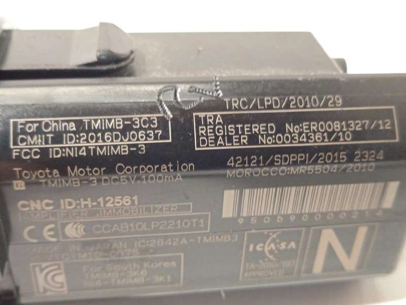 Recambio de conmutador de arranque para lexus es 300h referencia OEM IAM 8999033580 - Gris 3