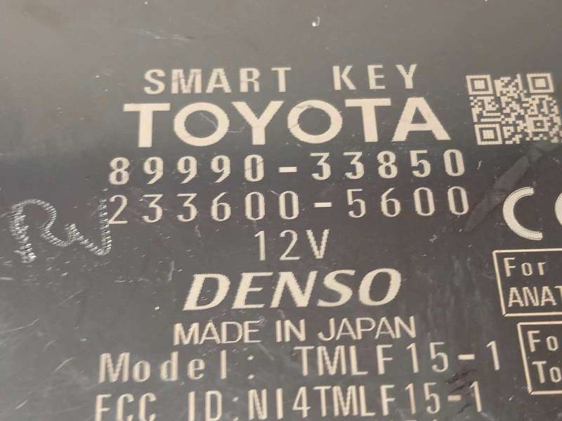 Recambio de conmutador de arranque para lexus es 300h referencia OEM IAM 8999033580 - Gris 5