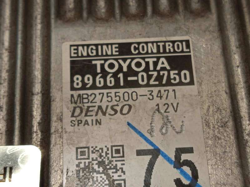 Recambio de centralita motor uce para toyota auris 1.8 16v (híbrido) referencia OEM IAM 896610Z750  2755003471 - Blanco 4