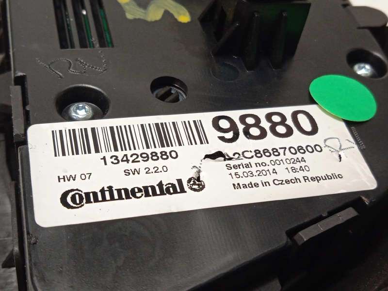 Recambio de mando climatizador para opel zafira tourer 2.0 cdti cat referencia OEM IAM 13429880  A2C86870600 - Azul 5