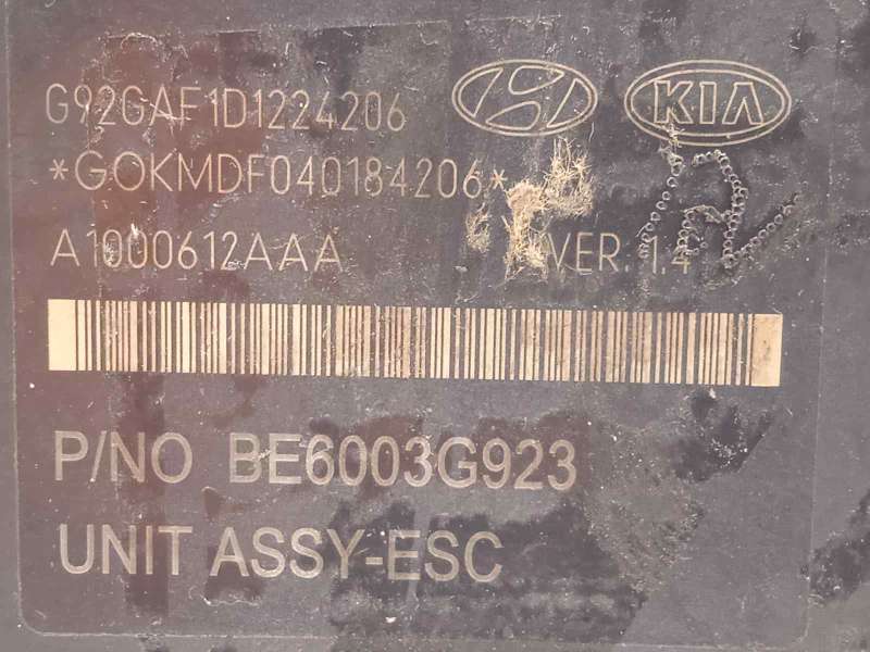 Recambio de abs para kia rio concept referencia OEM IAM 589201W505 BE6003G923 60BH6013G923 5