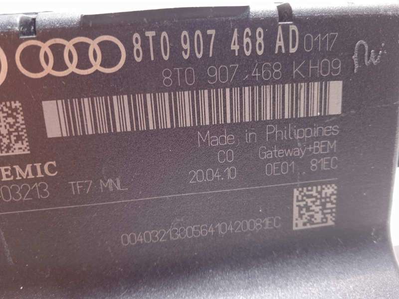 Recambio de centralita cierre para audi q5 (8r) 2.0 16v tfsi referencia OEM IAM 8T0907468AD 4