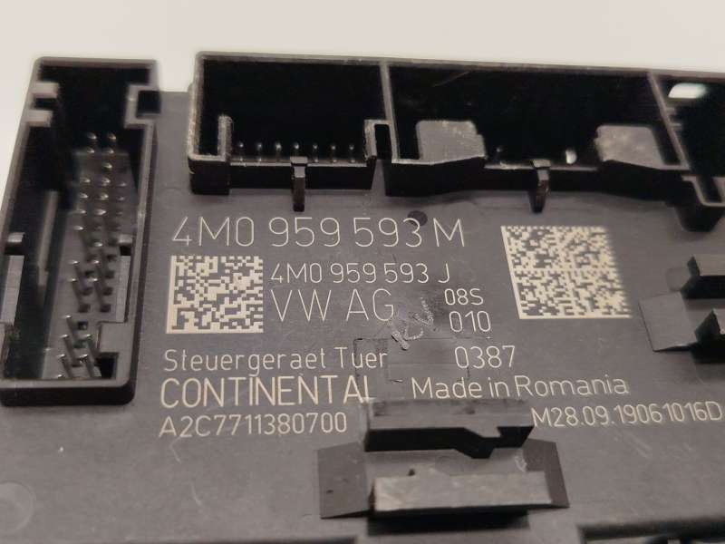 Recambio de centralita confort para audi e-tron (gen) 50 quattro referencia OEM IAM 4M0959593M  A2C7711380700 - Negro 3