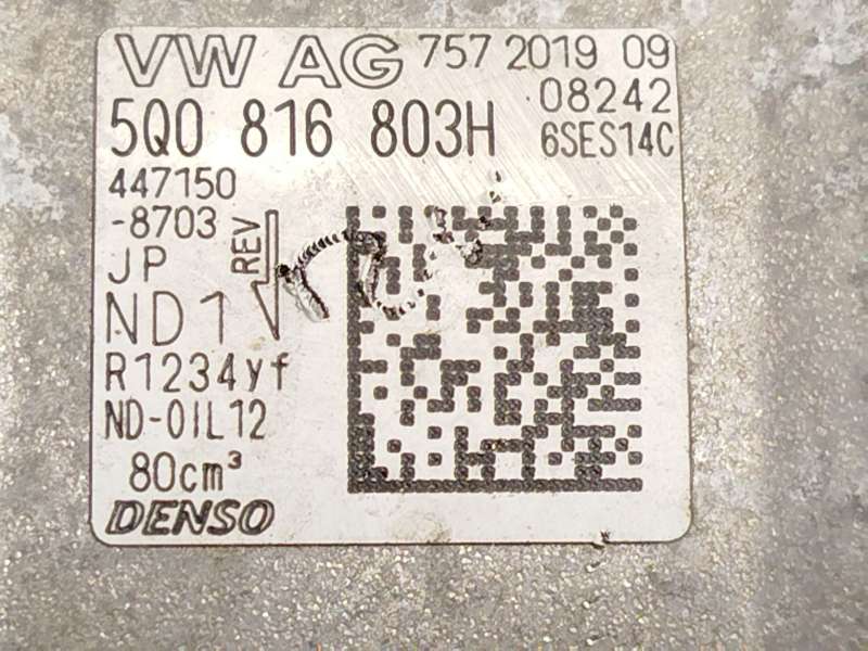 Recambio de compresor aire acondicionado para volkswagen touran (5t1) 2.0 tdi referencia OEM IAM 5Q0816803H 6SES14C 4471508703 - Azul 5