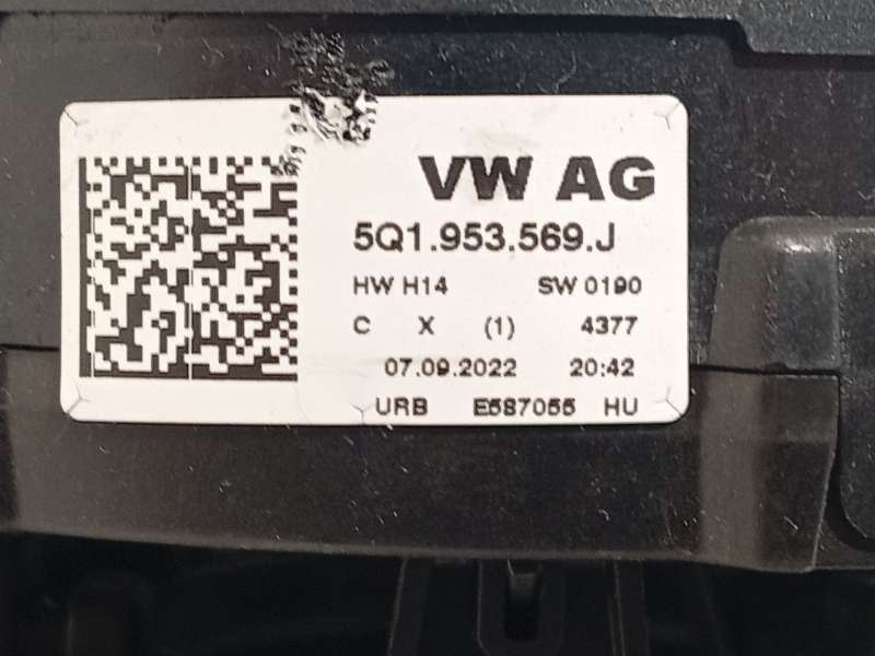 Recambio de mando intermitentes para skoda karoq (nu7, nd7) 1.5 tsi referencia OEM IAM 5Q1953521KH 5Q1953569J 8