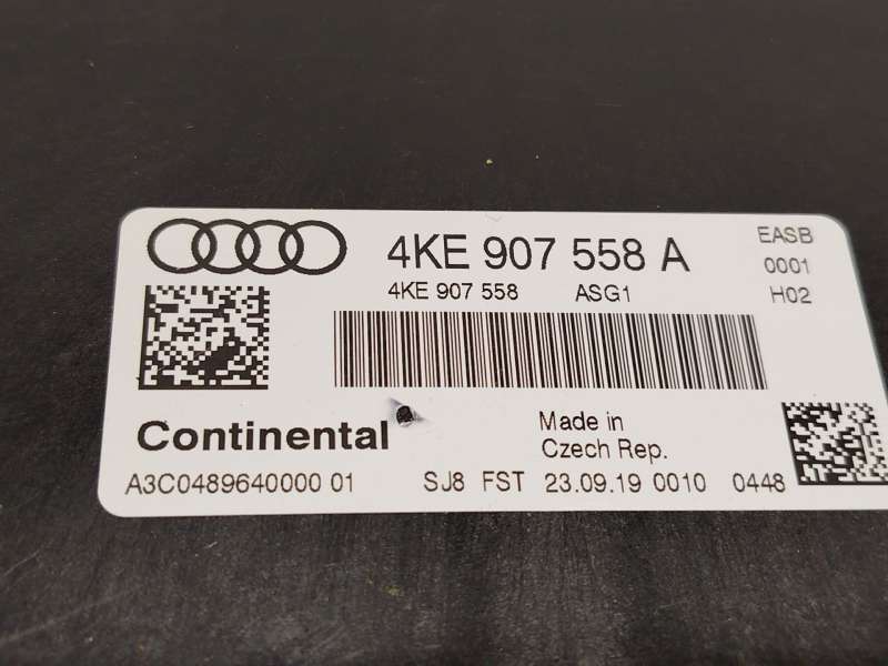 Recambio de modulo electronico para audi e-tron (gen) 50 quattro referencia OEM IAM 4KE907558A  A3C0489640000 - Negro 5